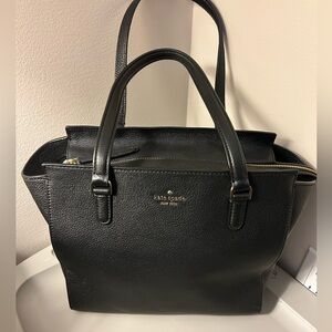 Kate Spade Black Zip Tote